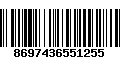 Código de Barras 8697436551255