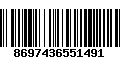 Código de Barras 8697436551491