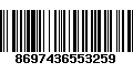 Código de Barras 8697436553259