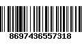 Código de Barras 8697436557318