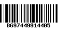 Código de Barras 8697449914405