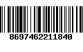 Código de Barras 8697462211840