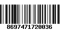 Código de Barras 8697471720036