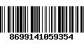 Código de Barras 8699141059354