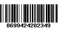 Código de Barras 8699424282349