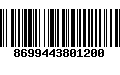 Código de Barras 8699443801200