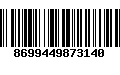 Código de Barras 8699449873140