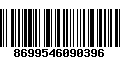 Código de Barras 8699546090396