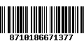 Código de Barras 8710186671377