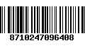 Código de Barras 8710247096408