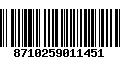 Código de Barras 8710259011451