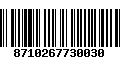 Código de Barras 8710267730030