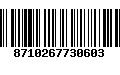 Código de Barras 8710267730603