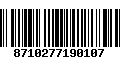 Código de Barras 8710277190107