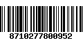 Código de Barras 8710277800952