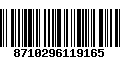 Código de Barras 8710296119165