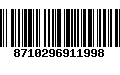 Código de Barras 8710296911998