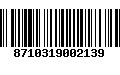 Código de Barras 8710319002139