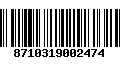 Código de Barras 8710319002474