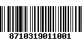 Código de Barras 8710319011001