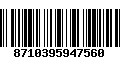 Código de Barras 8710395947560