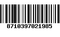 Código de Barras 8710397021985