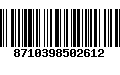 Código de Barras 8710398502612