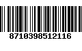 Código de Barras 8710398512116