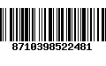 Código de Barras 8710398522481