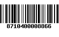 Código de Barras 8710400008866