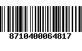 Código de Barras 8710400064817