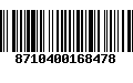 Código de Barras 8710400168478