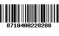 Código de Barras 8710400228288