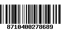 Código de Barras 8710400278689