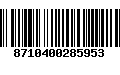 Código de Barras 8710400285953