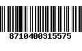 Código de Barras 8710400315575