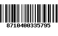 Código de Barras 8710400335795