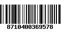 Código de Barras 8710400369578