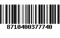 Código de Barras 8710400377740