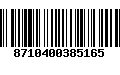 Código de Barras 8710400385165