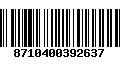 Código de Barras 8710400392637