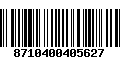 Código de Barras 8710400405627