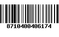 Código de Barras 8710400406174