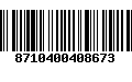 Código de Barras 8710400408673