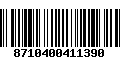 Código de Barras 8710400411390