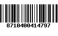 Código de Barras 8710400414797