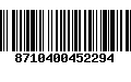 Código de Barras 8710400452294