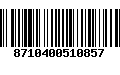 Código de Barras 8710400510857