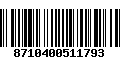 Código de Barras 8710400511793