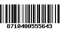 Código de Barras 8710400555643